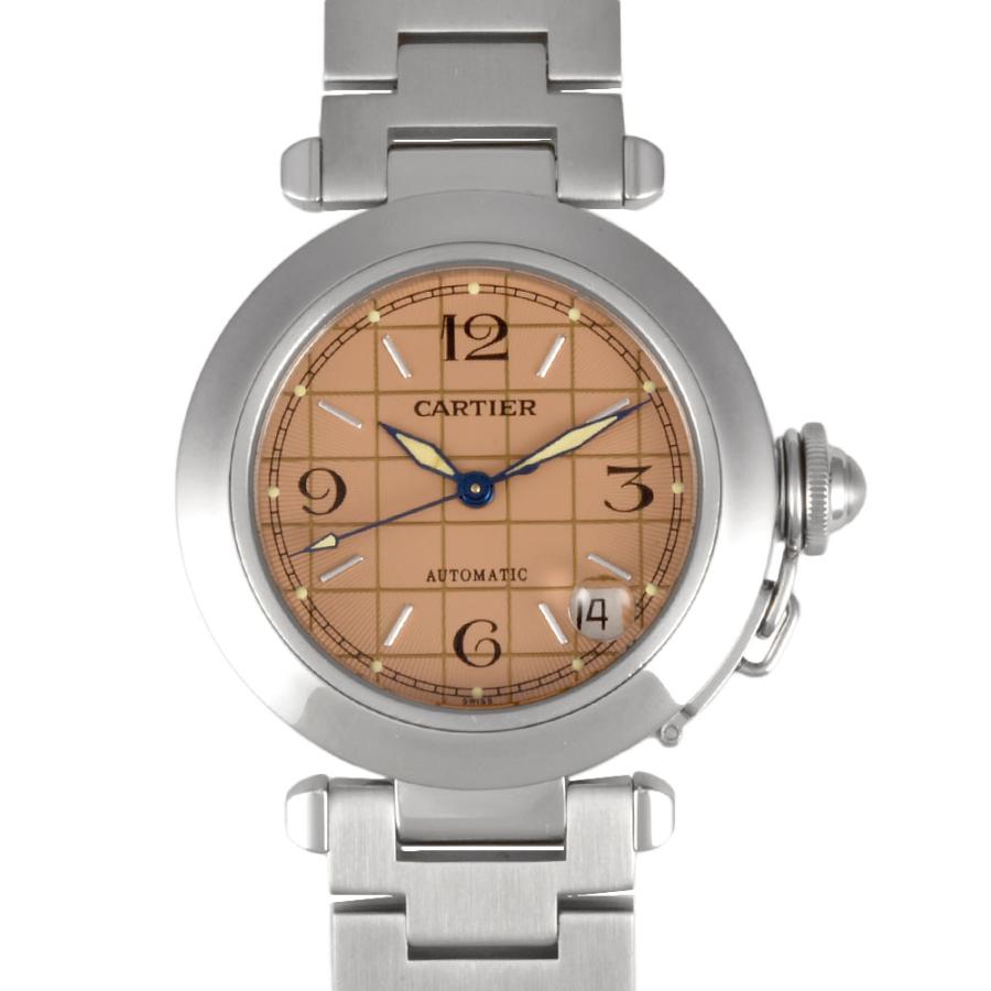 Cartier カルティエ 2324 パシャC 腕時計 自動巻 ピンク文字盤 