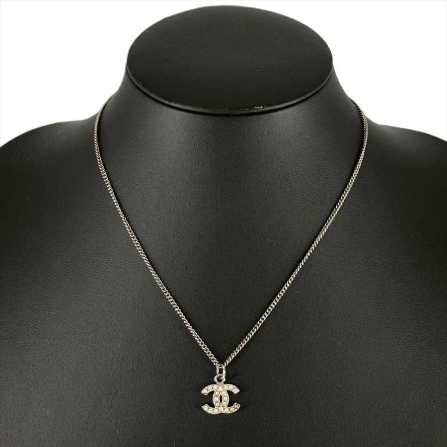 CHANEL（シャネル） ココマーク ネックレス メタル ラインストーン