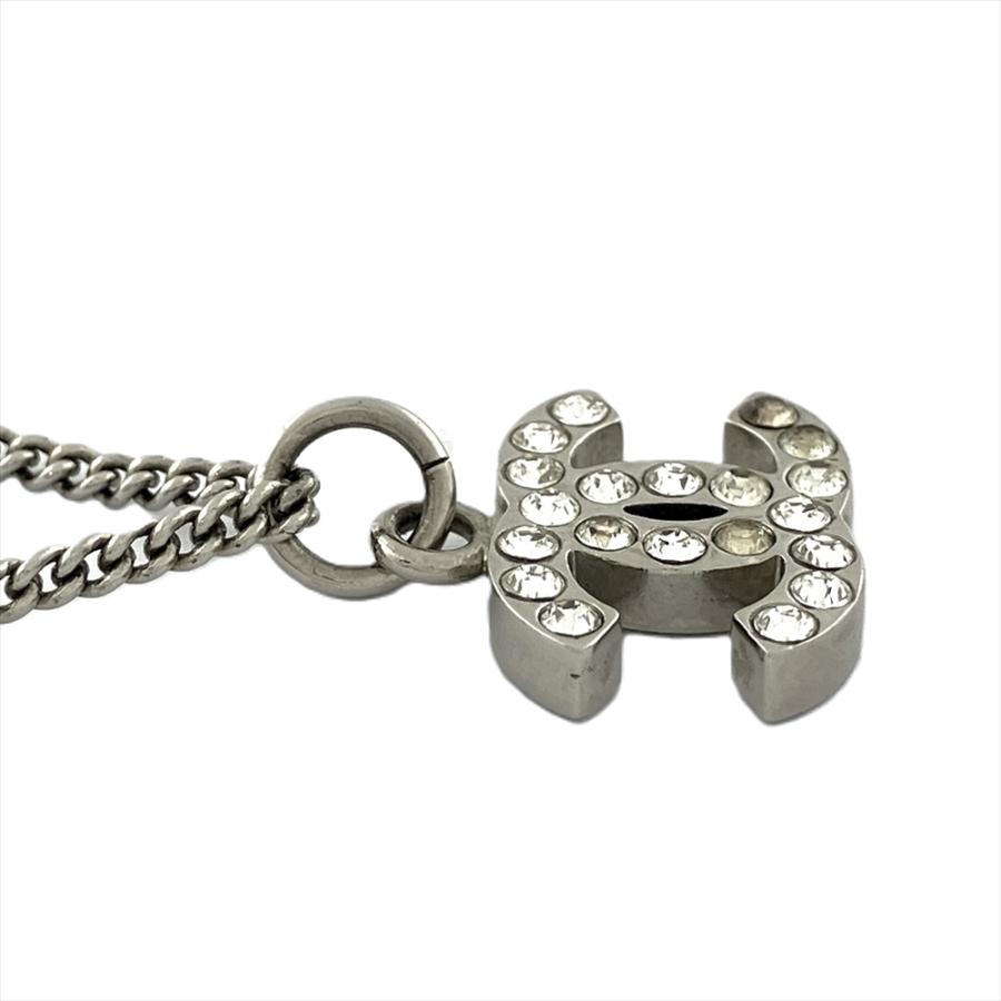 CHANEL（シャネル） ココマーク ネックレス メタル ラインストーン