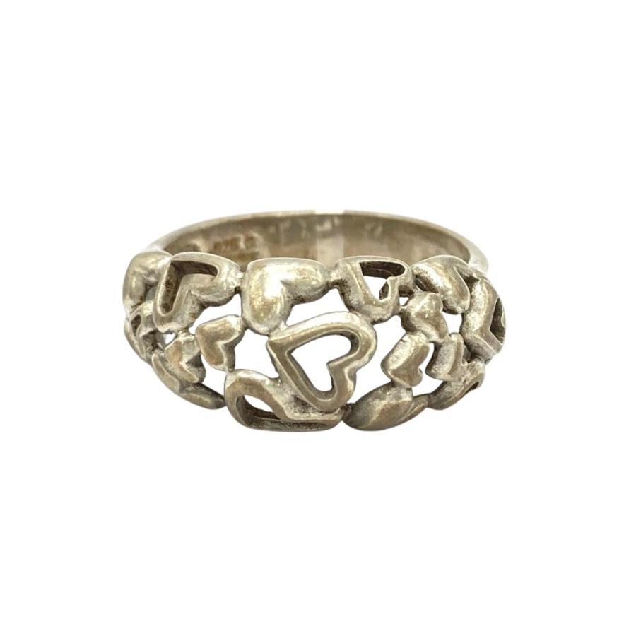 ジョージジェンセン Georg Jensen ハート バイ リング 指輪 約17号