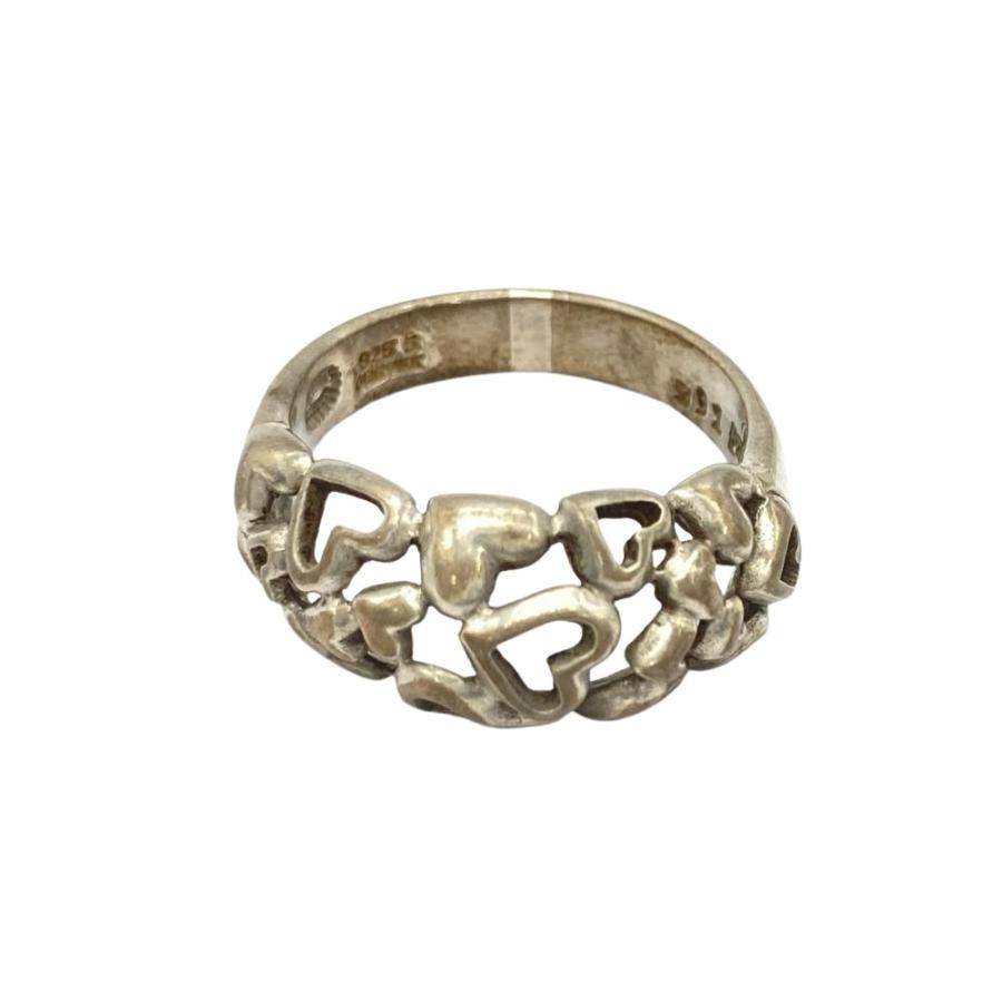 ジョージジェンセン Georg Jensen ハート バイ リング 指輪 約17号