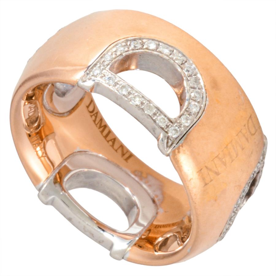美品⭐︎ダミアーニ⭐︎Dレース⭐︎リング9号 DAMIANI（ダミアーニ） DAMIANI Dアイコン リング 指輪 ダイヤモンド