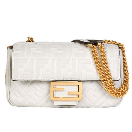 FENDI バケット　チェーンバッグ FENDI（フェンディ） バゲット チェーン ミディ チェーンショルダー