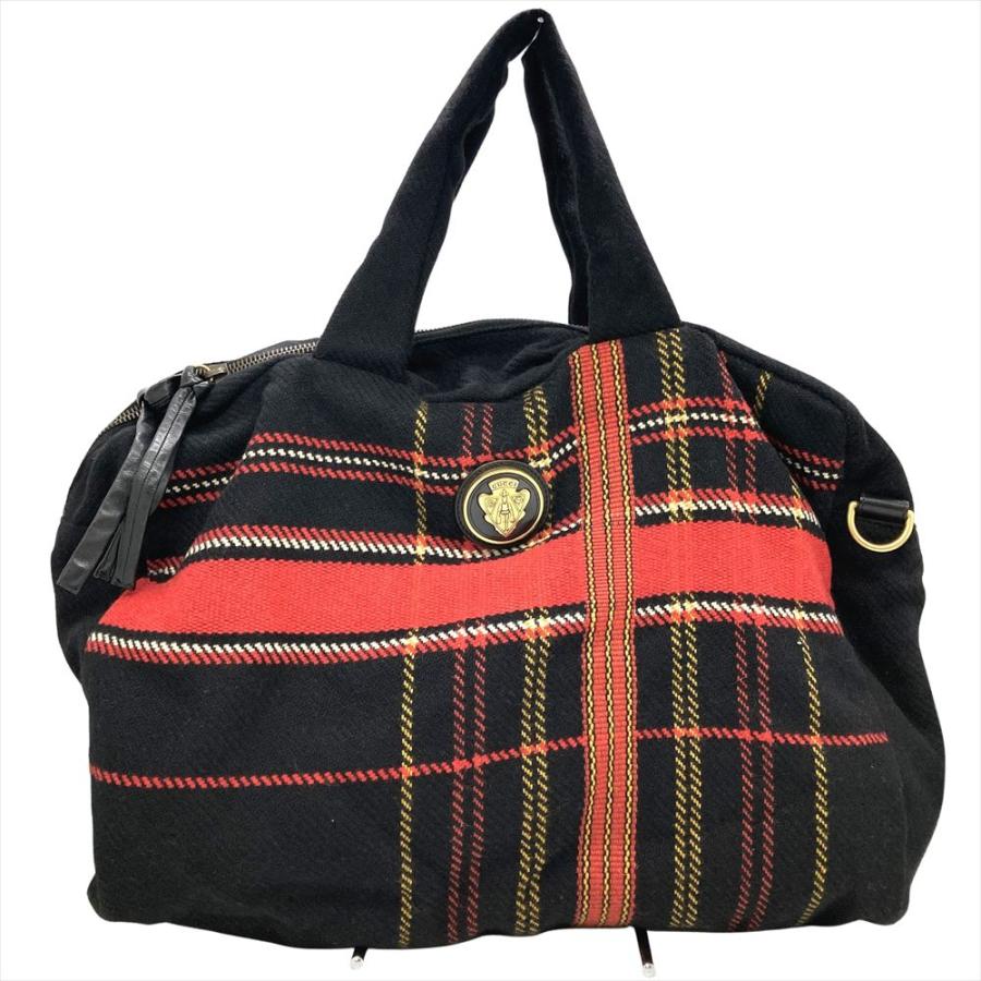 GUCCI（グッチ） オールドグッチ ゴールドクレスト ボストンバッグ