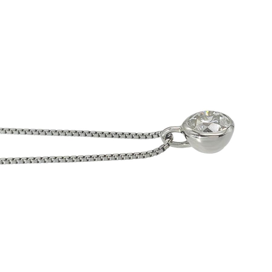 ソリティア ネックレス ダイヤモンド 1.040ct Pt900 4.2g Pt850 一粒