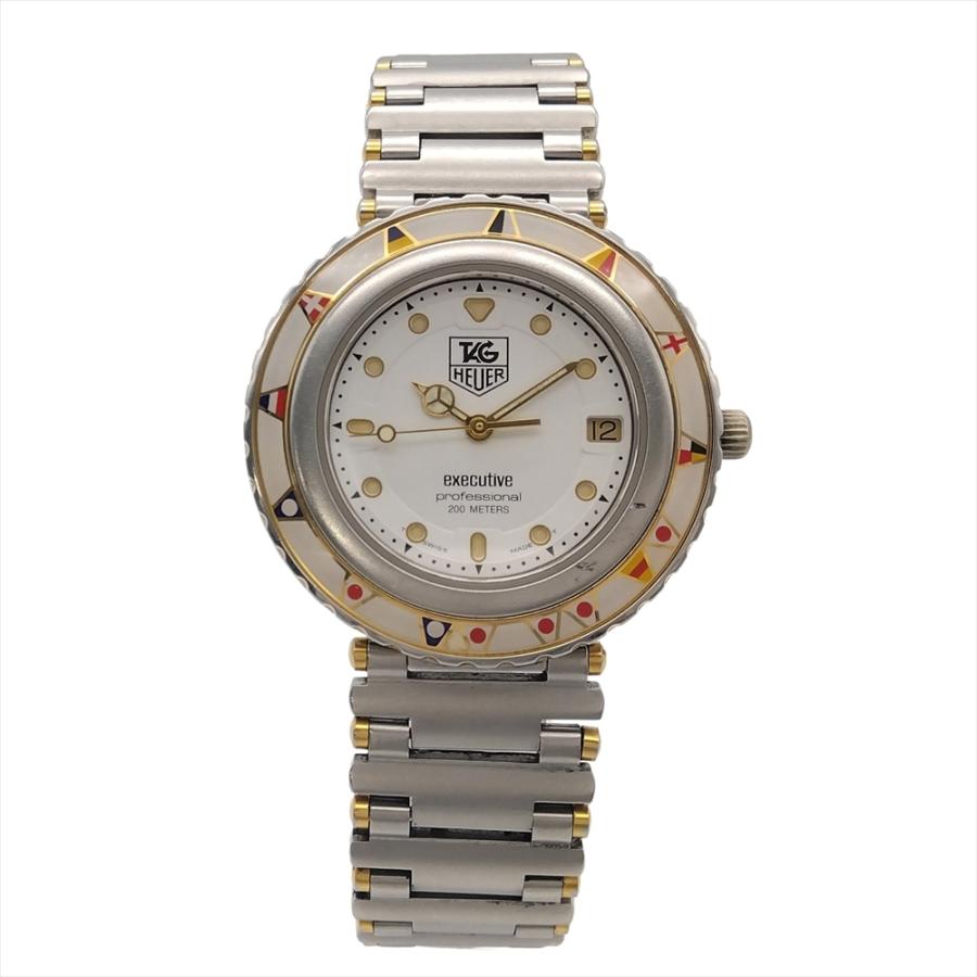 タグホイヤー TAG Heuer 915.813 エグゼクティブ 腕時計 ホワイト文字