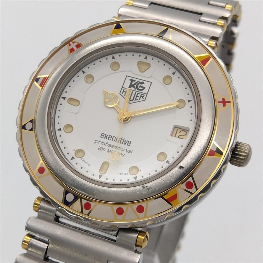 タグホイヤー TAG Heuer 915.813 エグゼクティブ 腕時計 ホワイト文字