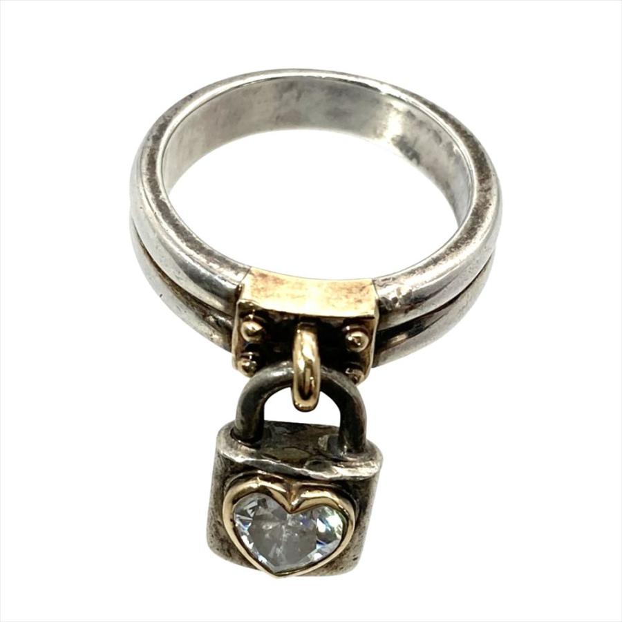 スタージュエリー STAR JEWELRY カデナ 南京錠 ハートモチーフ リング