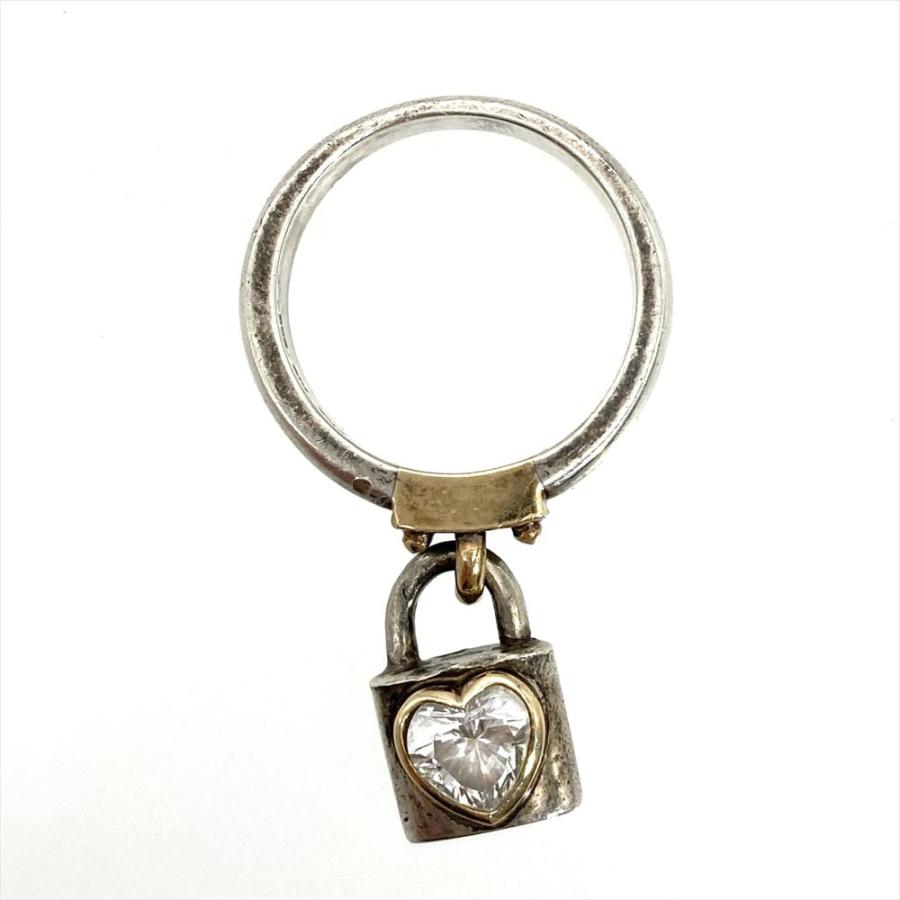 スタージュエリー STAR JEWELRY カデナ 南京錠 ハートモチーフ リング