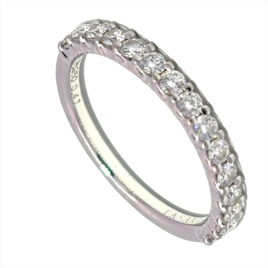 タサキ TASAKI ハーフエタニティ リング 指輪 ダイヤモンド 0.41ct 約9
