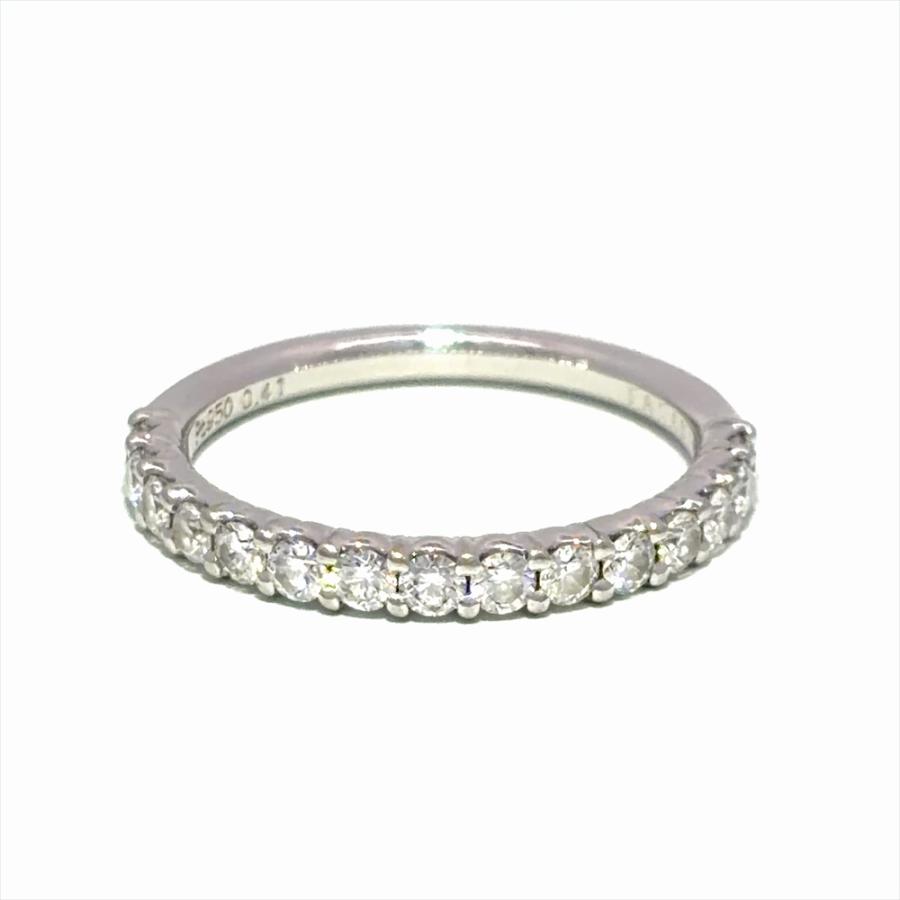 タサキ TASAKI ハーフエタニティ リング 指輪 ダイヤモンド 0.41ct 約9