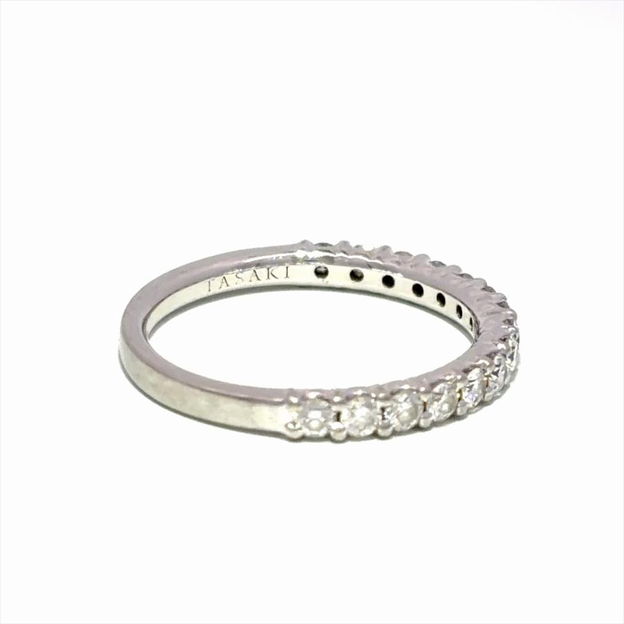 タサキ TASAKI ハーフエタニティ リング 指輪 ダイヤモンド 0.41ct 約9
