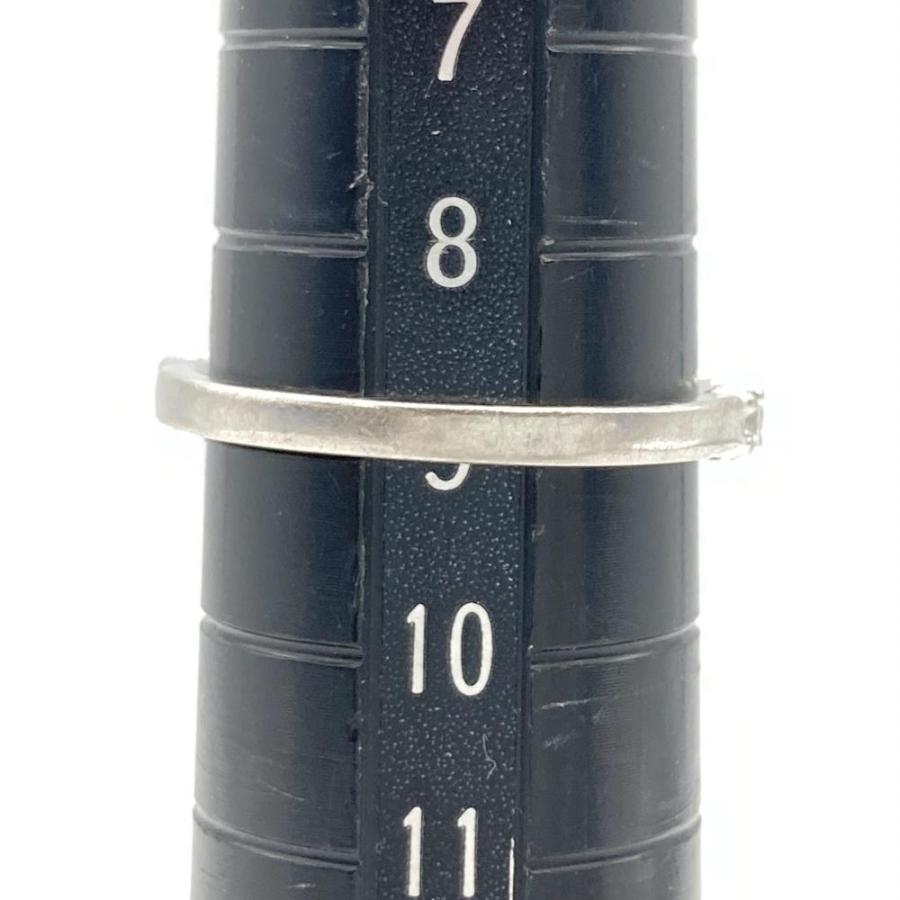 タサキ TASAKI ハーフエタニティ リング 指輪 ダイヤモンド 0.41ct 約9