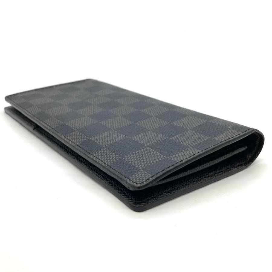 ルイヴィトン ポルトフォイユブラザ 長財布 ダミエ シルバー金具 メンズ LOUIS VUITTON ルイヴィトン ポルトフォイユブラザ 長財布