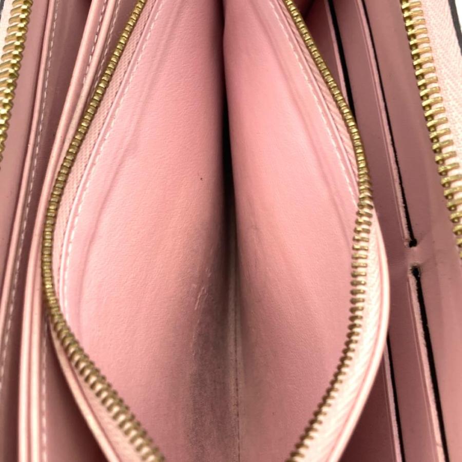 LOUIS VUITTON ヴェルニ ピンクベージュ 長財布 LOUIS VUITTON（ルイ・ヴィトン） 美品 ルイ ヴィトン ジッピー
