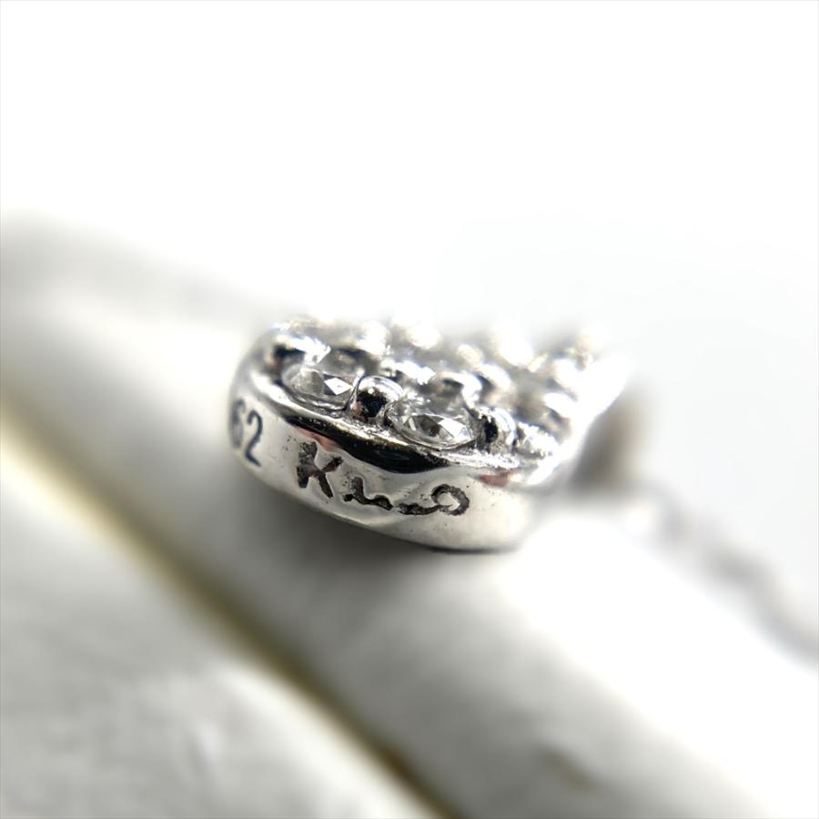 【正規品】 K.UNO ケイウノ ダイヤモンド ネックレス K18 シルバー ダイヤモンドが選べるエンゲージネックレス[engagement-necklace