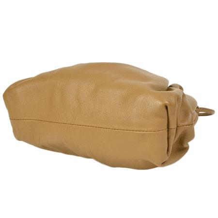BOTTEGA VENETA(ボッテガヴェネタ) ショルダーバッグ美品  ミニ ザ・ポーチ パープル がま口 レザー BOTTEGA VENETA◇MINI THE POUCH/ミニザポーチ/牛革/パープル
