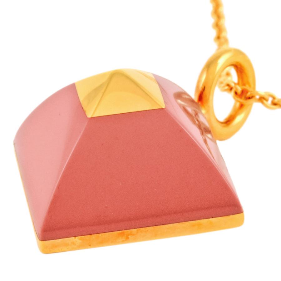 HERMES エルメス メドール キュピドン ネックレス GP ピンク HERMES エルメス メドール キュピドン ネックレス GP ピンク