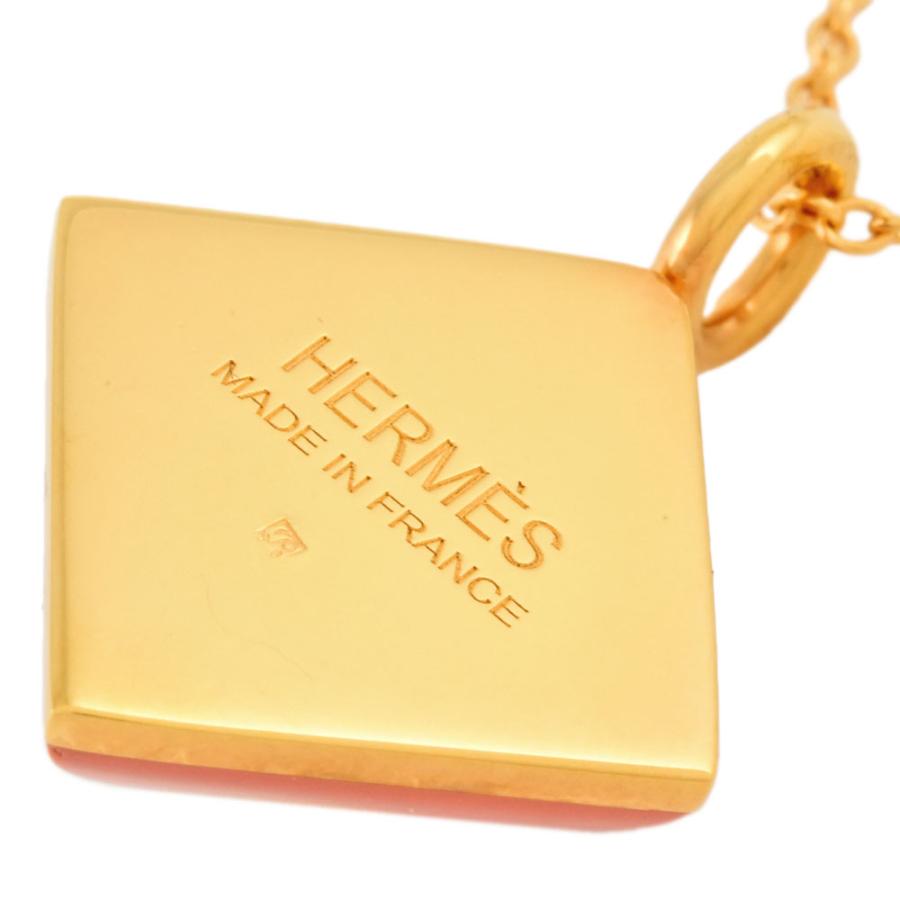 HERMES エルメス メドール キュピドン ネックレス GP ピンク HERMES エルメス メドール キュピドン ネックレス GP ピンク