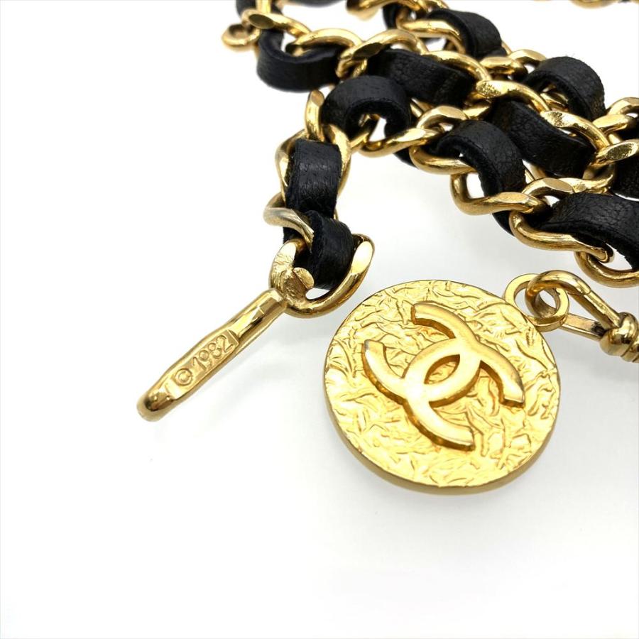 CHANEL（シャネル） ココマーク チェーン ベルト レザーg 89cm