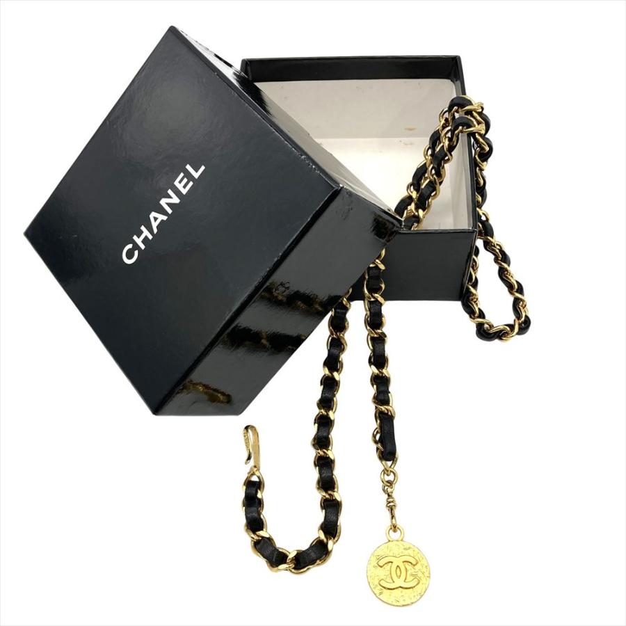 CHANEL（シャネル） ココマーク チェーン ベルト レザーg 89cm