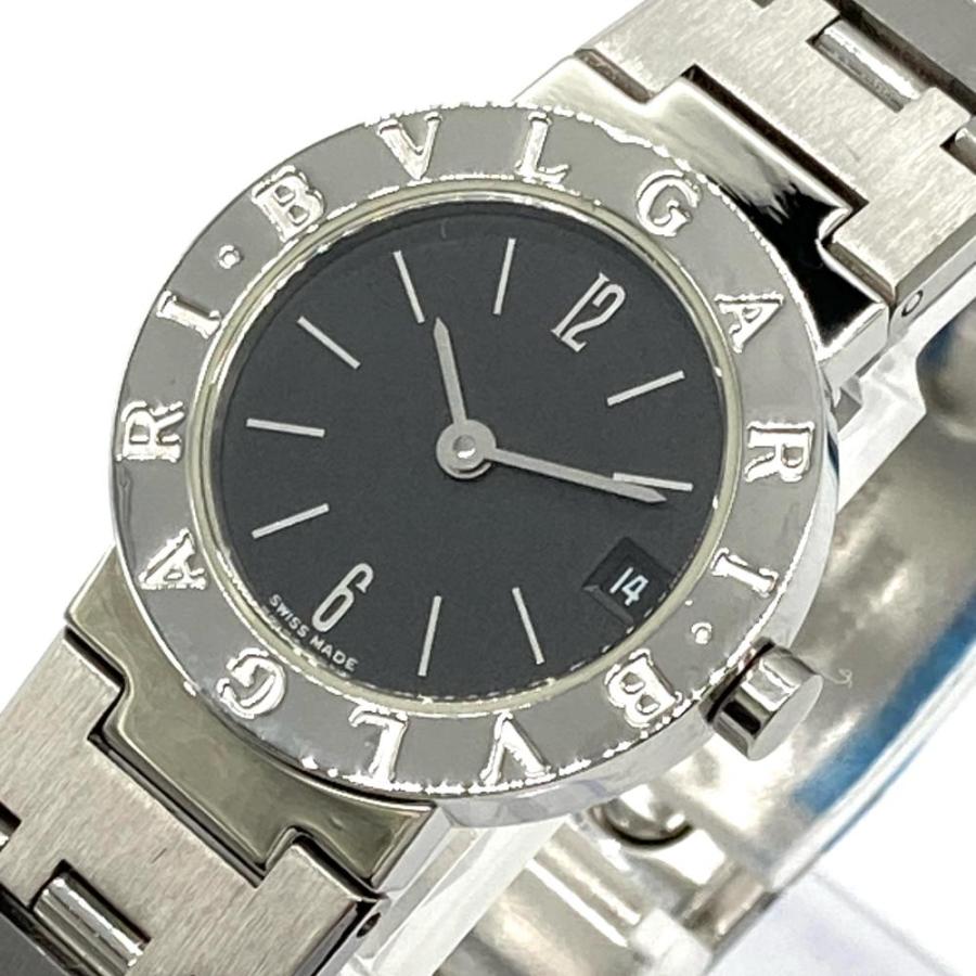 BVLGARI ブルガリブルガリ BB23SS 黒文字盤 腕時計 BVLGARI ブルガリ ブルガリブルガリ 腕時計 BB23SS クオーツ