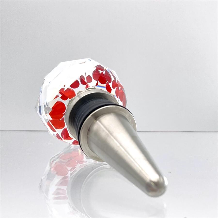 SWAROVSKIスワロフスキー　ポインセチアボトルストッパー　箱入り SWAROVSKI（スワロフスキー） ポインセチア ボトルストッパー オブジェ