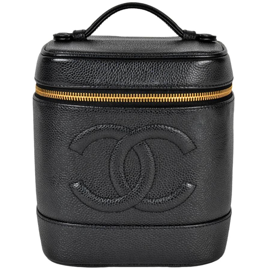 CHANEL シャネル バニティバッグ ハンドバッグ キャビアスキン A01998 