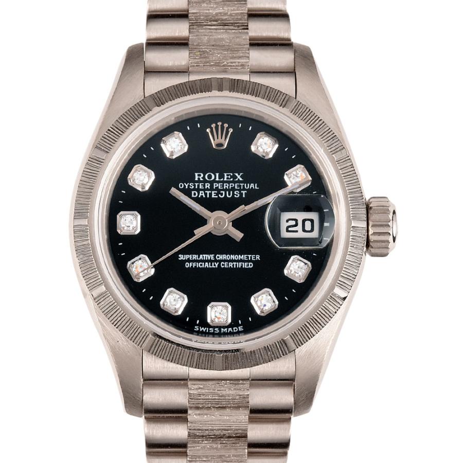デイトジャスト ロレックス ROLEX 79279G K18WG 10P ダイヤモンド