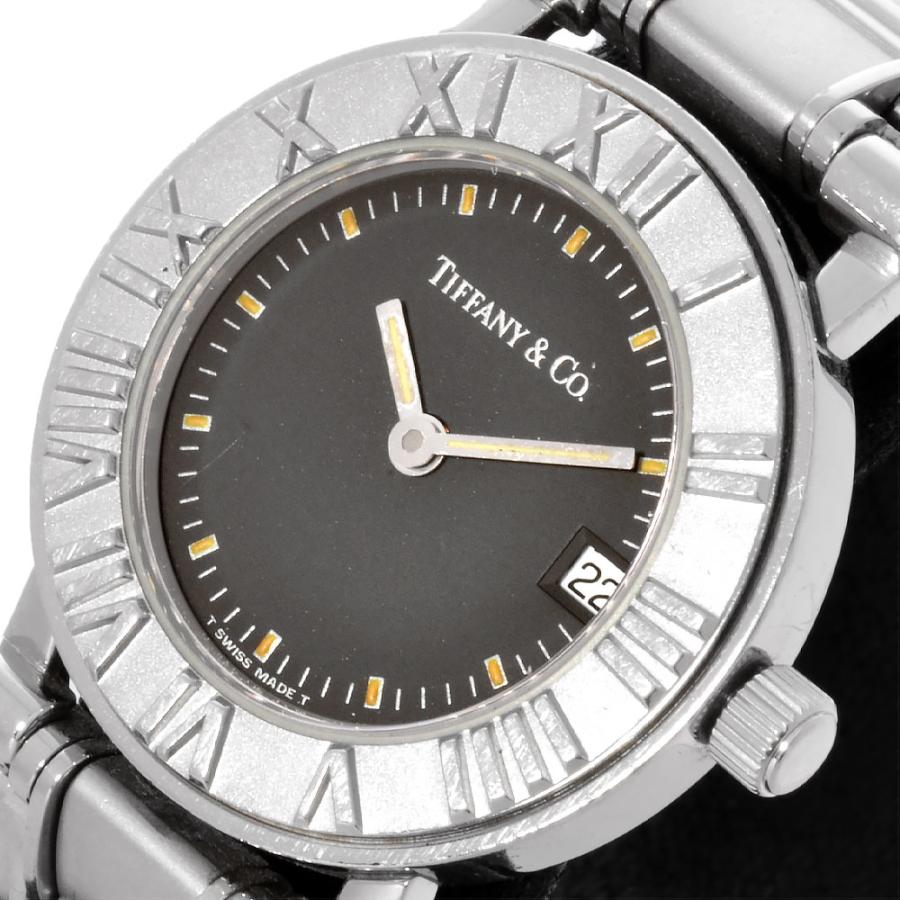 ティファニー アトラス ラウンド クォーツ デイト ブラック レディース 時計 TIFFANY&Co. ティファニー Tiffany&Co. 9N0278324 アトラス