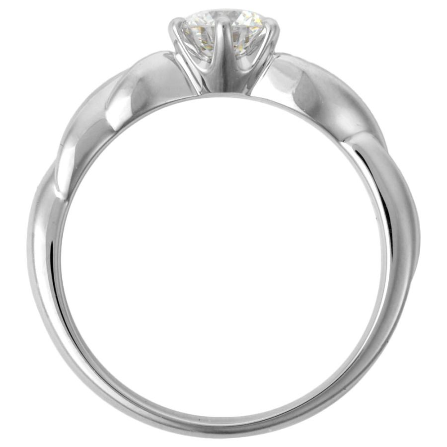 MIKIMOTO ミキモト リング 指輪 ダイヤモンド 0.41ct 約10号 Pt950 F 