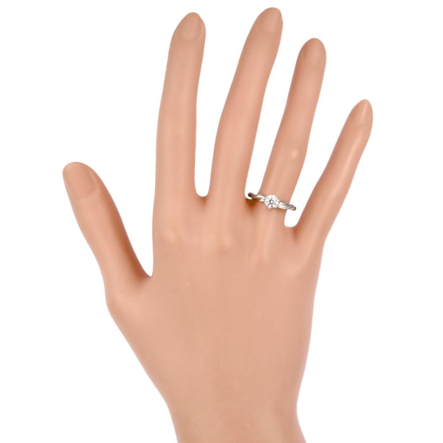 MIKIMOTO（ミキモト） リング 指輪 ダイヤモンド 0.41ct 約10号 Pt950