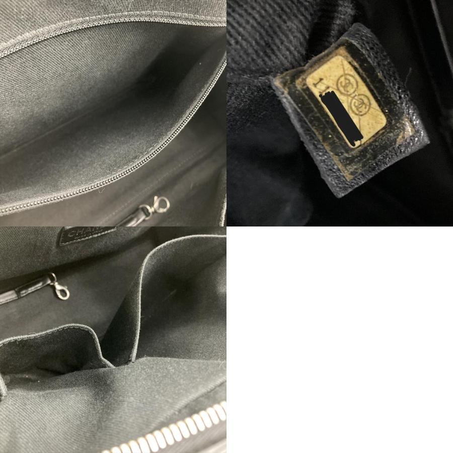 CHANEL（シャネル） ワイルドステッチ ハンドバッグ ブラック シルバー
