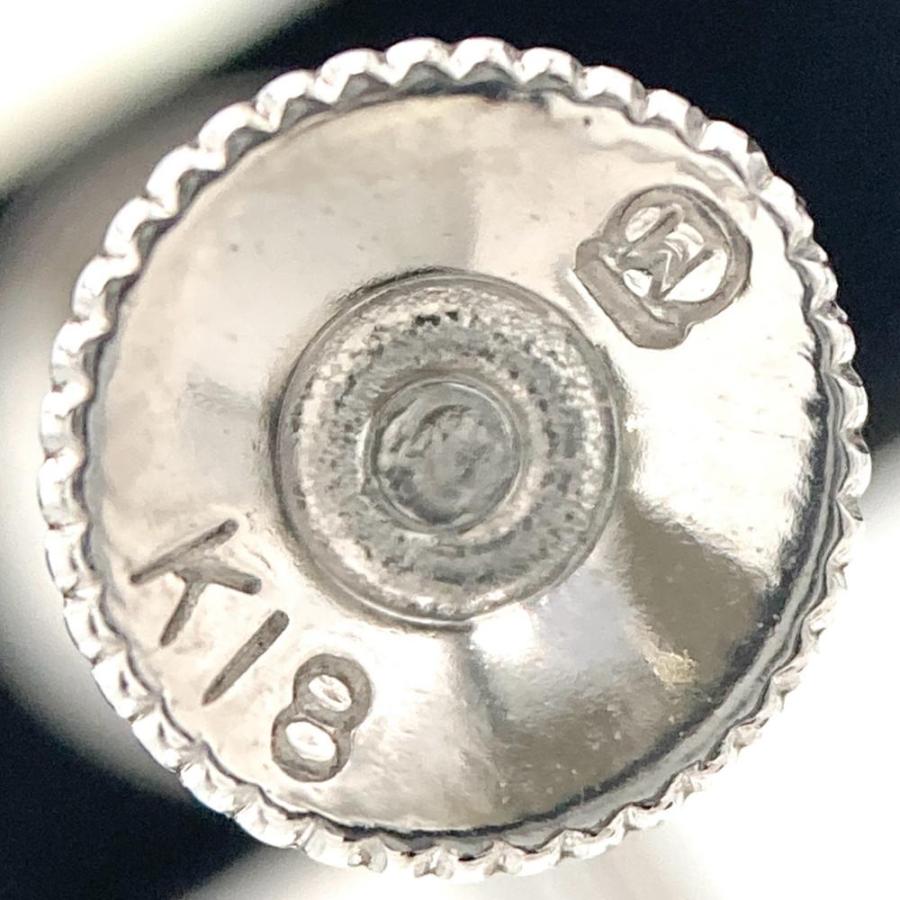 MIKIMOTO（ミキモト） パール イヤリング K18WG 3.9g 真珠 約8.7mm