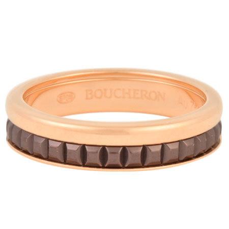 BOUCHERON（ブシュロン） キャトル クラシック リング ハーフ K18PG/YG