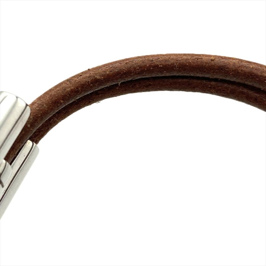 HERMES（エルメス） トゥルニ トレッセ ブレスレット レザー メタル