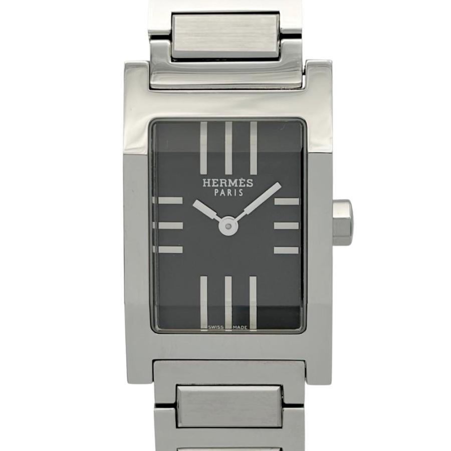 HERMES エルメス タンデム TA1.210 二重ベルト レザー HERMES（エルメス） HERMES TA1.210 タンデム 腕時計 クォーツ グレー