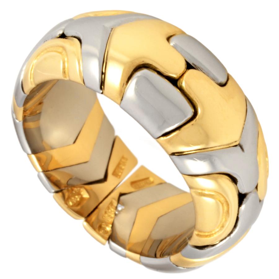 BVLGARI（ブルガリ） アルベアーレ リング 指輪 約8号 K18YG 8.9g SS