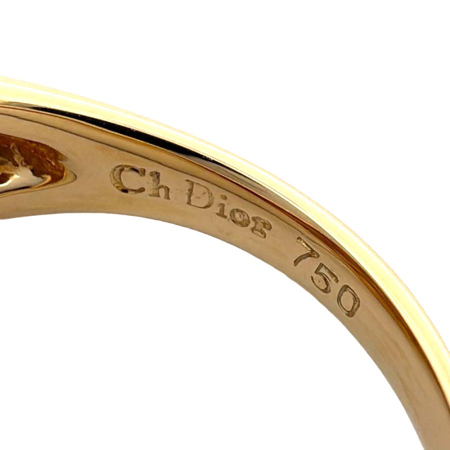 ディオール リング ルビー 11号 K18YG 箱 Christian Dior】ディオール『K18YG ルビー ダイヤモンド リング』13号