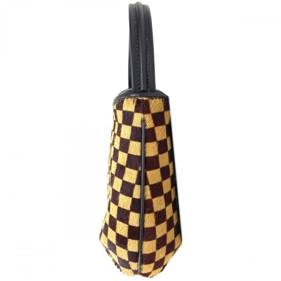【希少】LOUIS VUITTON ルイヴィトン ダミエ ハラコ サンダル 37 LOUIS VUITTON（ルイ・ヴィトン） タイガー ハンドバッグ ダミエ
