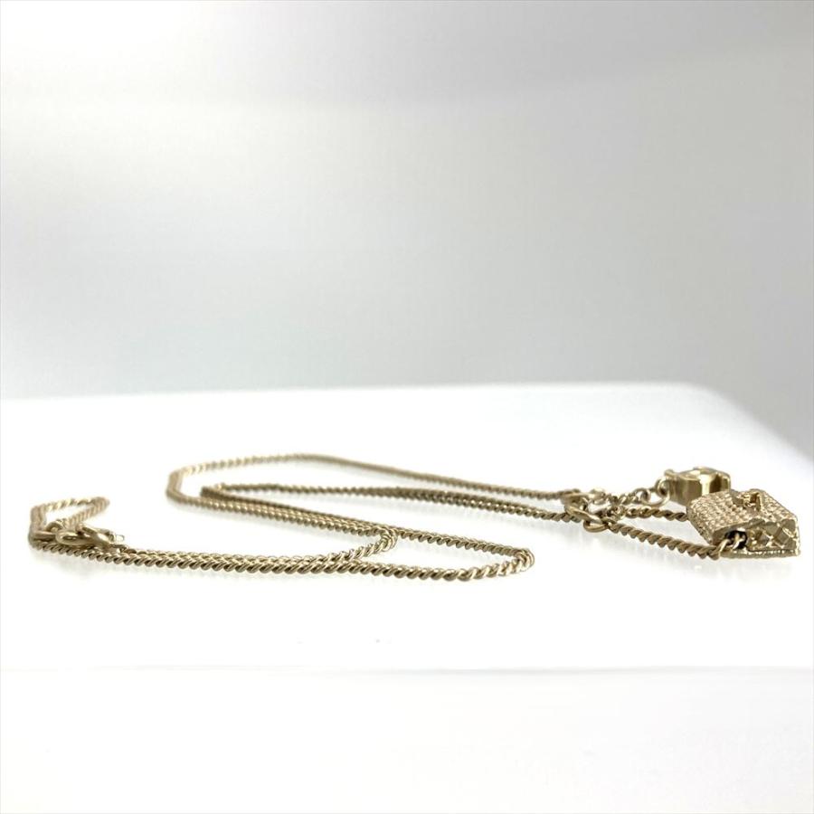 シャネル CHANEL マトラッセ バッグモチーフ ネックレス GPg ゴールド 05A レディースの画像