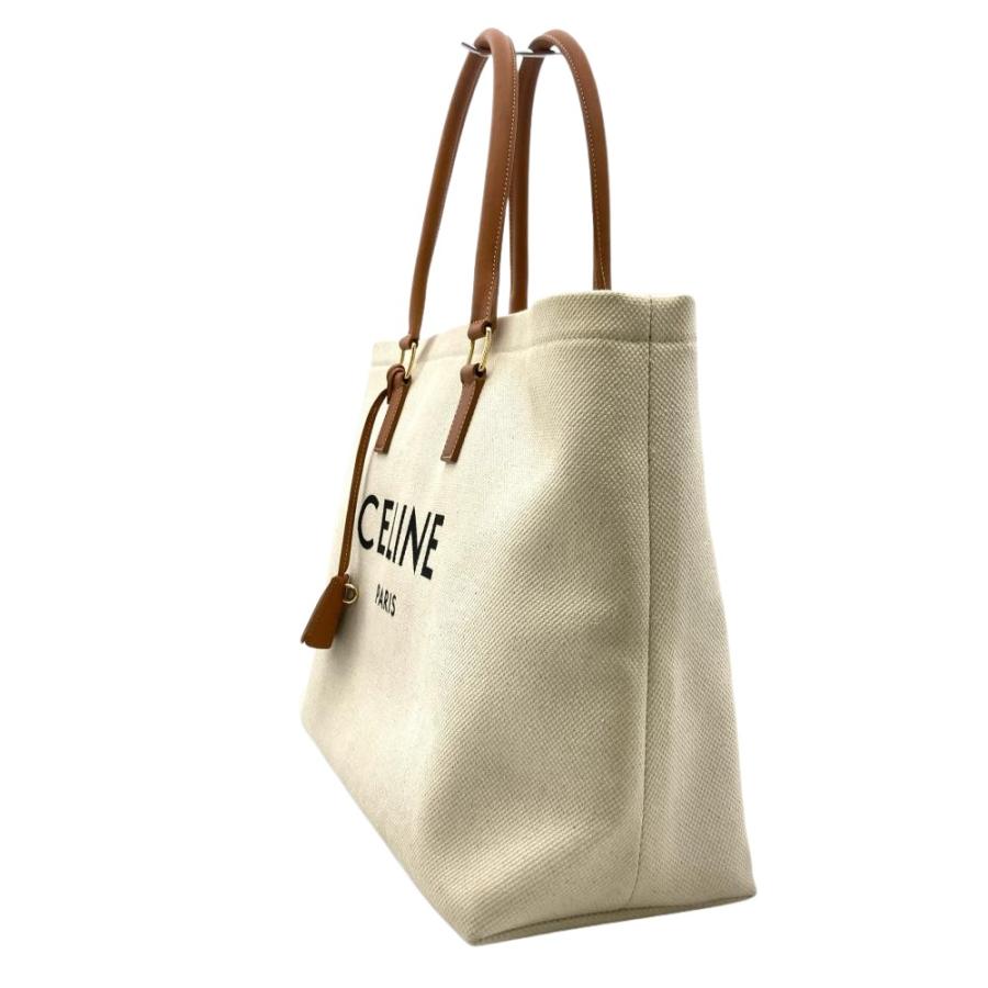 CELINE（セリーヌ） ホリゾンタル カバ トートバッグ キャンバス