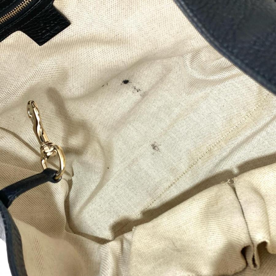 GUCCI（グッチ） ソーホー インターロッキングG トートバッグ レザー