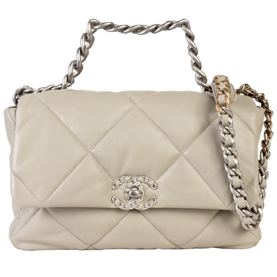 CHANEL シャネル ディズヌフ シャネル19 ラージ マトラッセ ココマーク  