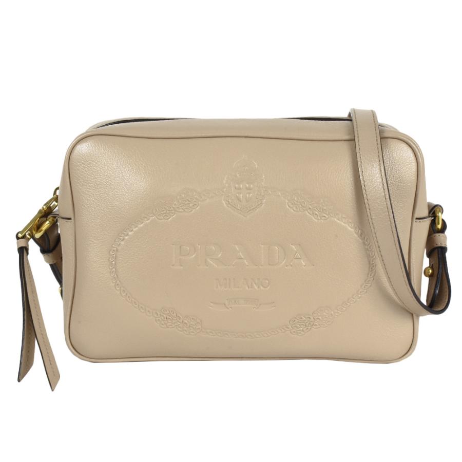PRADA プラダ ショルダーバッグ カーフ 1BH089 ベージュ PRADA プラダ ショルダーバッグ カーフ 1BH089 ベージュ