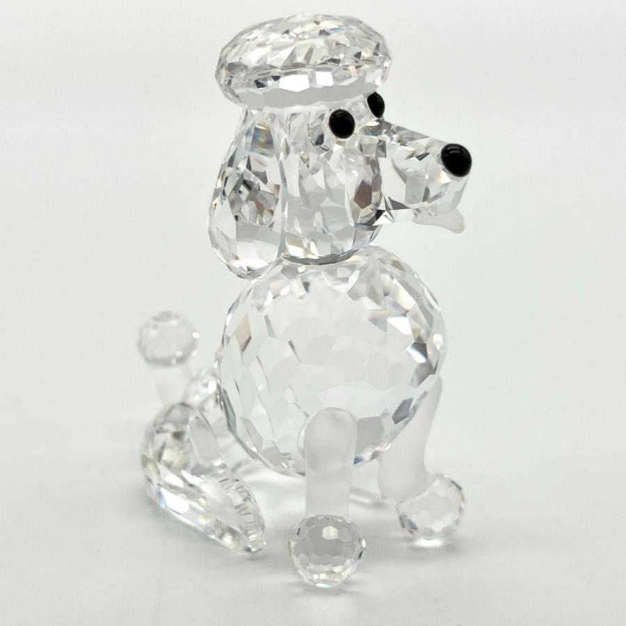 SWAROVSKI（スワロフスキー） 座りプードル オブジェ 置物 181317