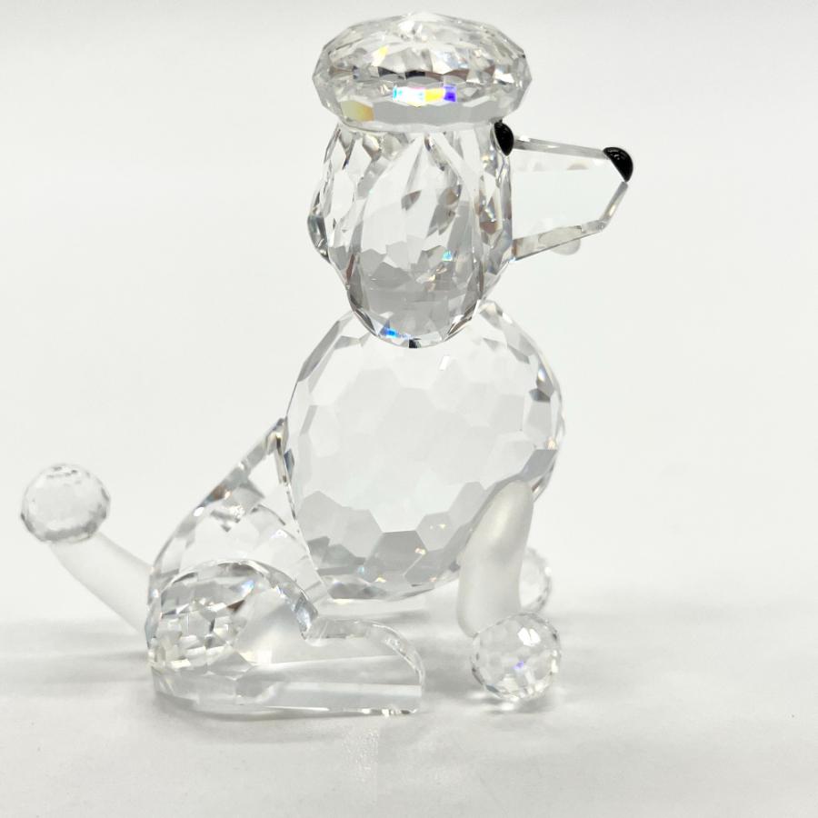 SWAROVSKI（スワロフスキー） 座りプードル オブジェ 置物 181317