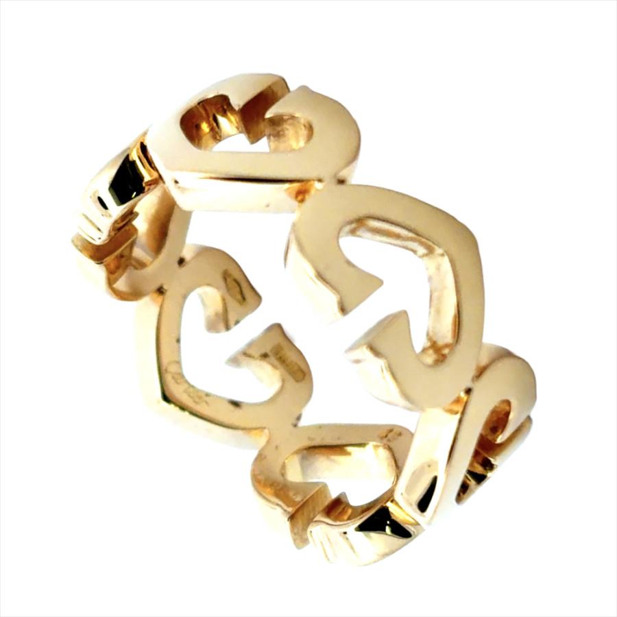 Cartier（カルティエ） Cartier Cハート リング 指輪 #49 K18YG 6.4g