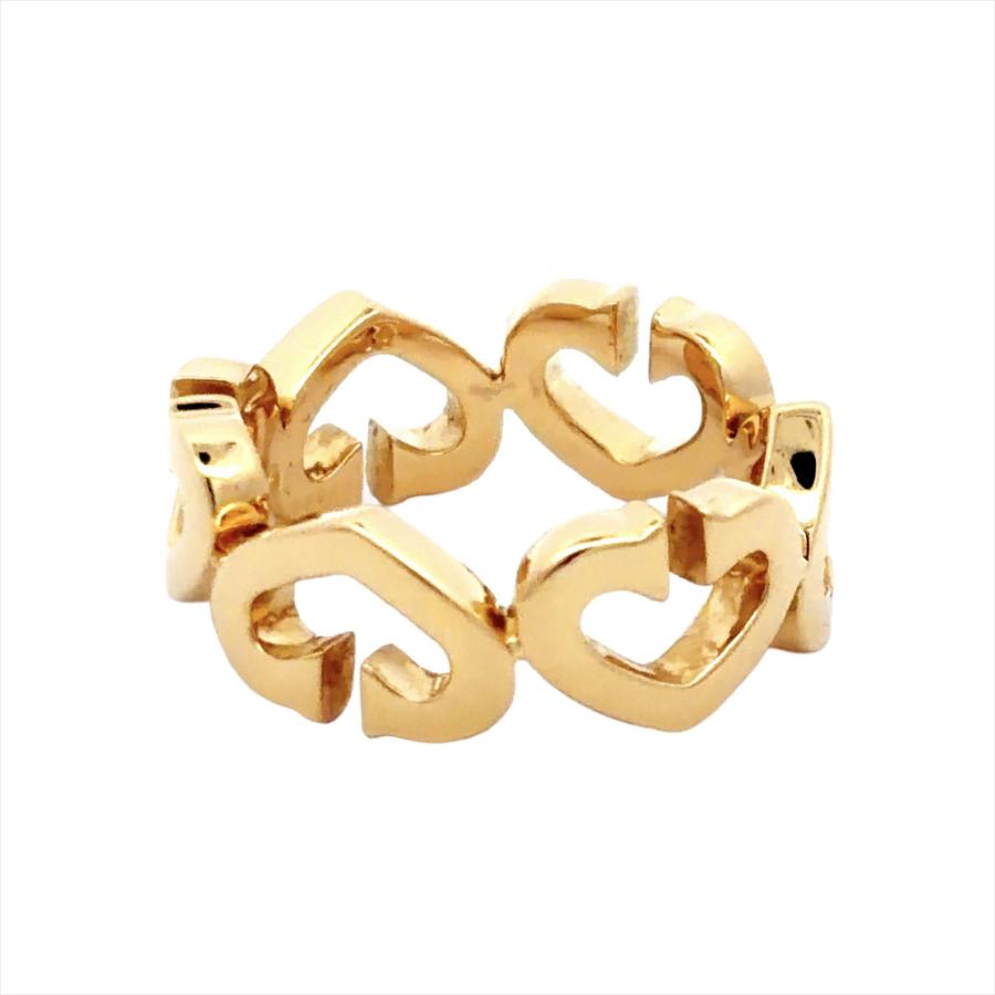 Cartier（カルティエ） Cartier Cハート リング 指輪 #49 K18YG 6.4g