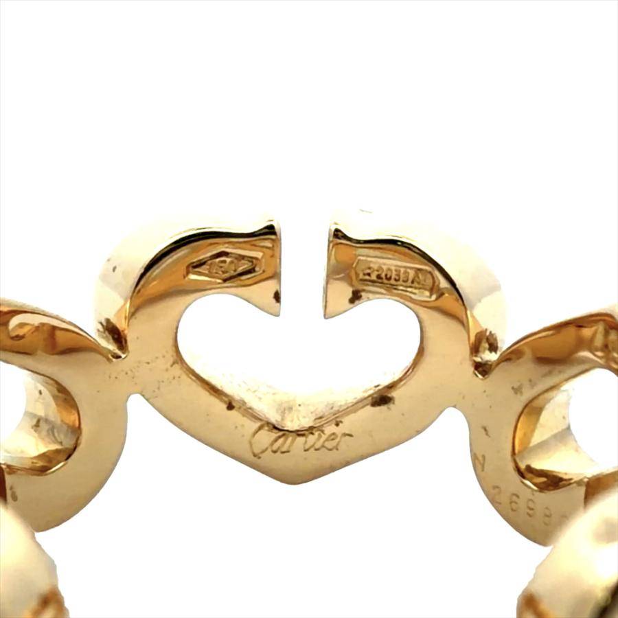 Cartier（カルティエ） Cartier Cハート リング 指輪 #49 K18YG 6.4g
